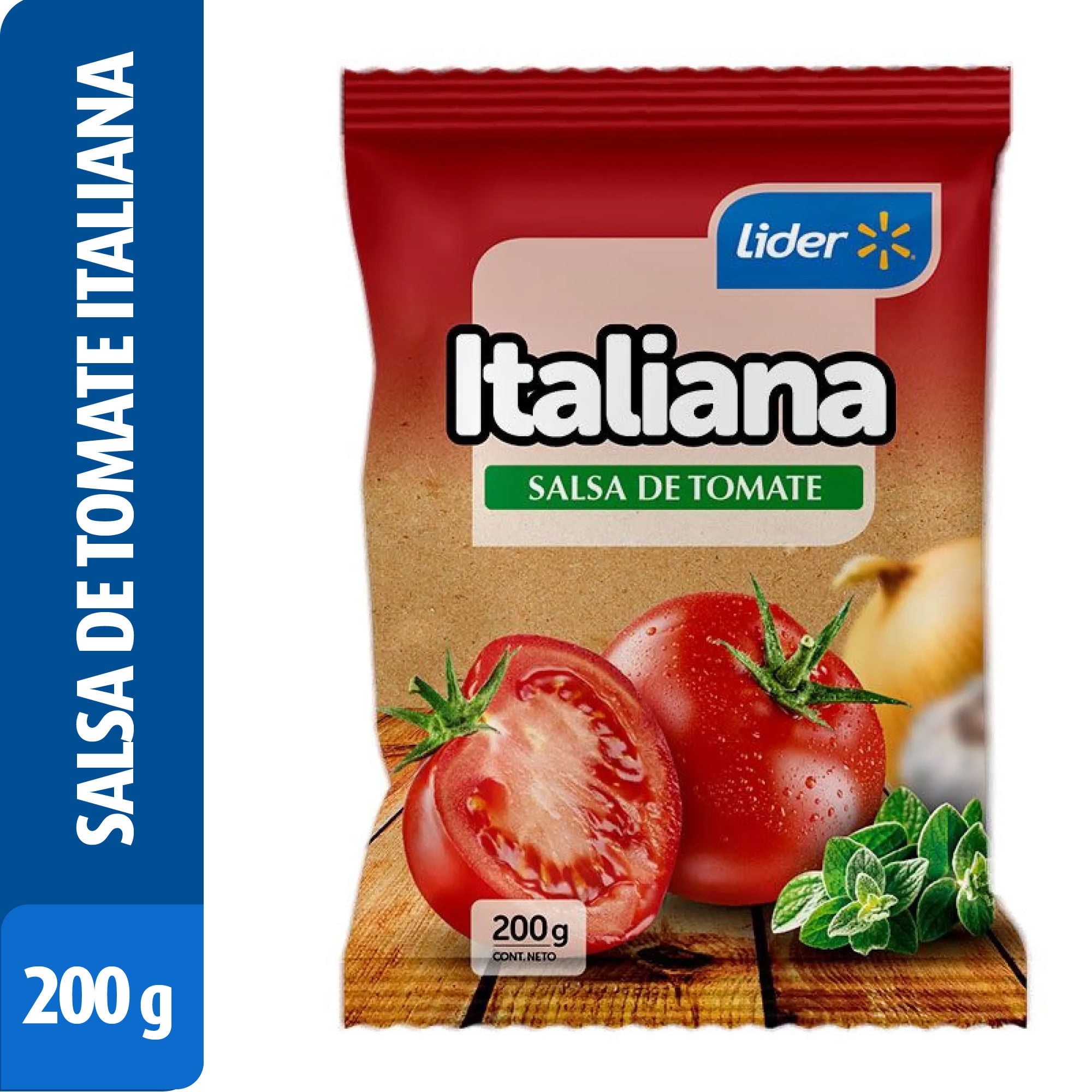 Salsa De Tomate Italiana Bolsa 200 g Lider