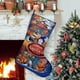 thumbnail image 1 of Los Aristogatos Tema: Calcetines de Navidad, fino lino blanco para colgar en escaleras y chimenea, decoración navideña para el hogar, regalo de Navidad.54cm×38cm, 1 of 5