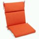 thumbnail image 1 of Cojín para silla Blazing Needles para interiores y exteriores, color mandarina, 18 x 38 cm, 1 of 2