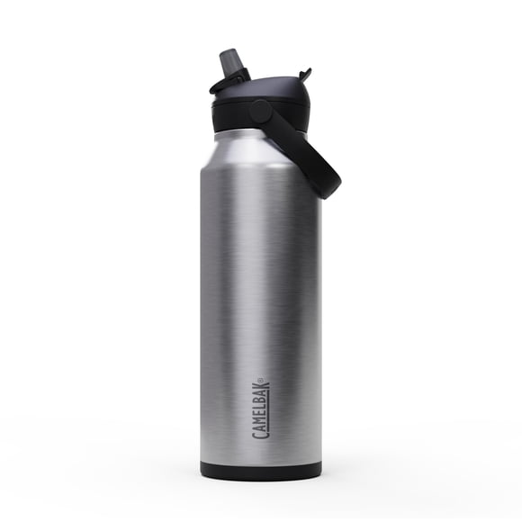 Botella de agua CamelBak Thrive Flip Straw de 1,2 L de acero inoxidable