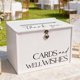 thumbnail image 1 of Caja para tarjetas Valband 36x23x25 cm blanca con cerradura, 1 of 9