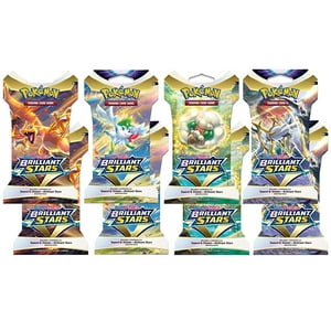 Espada Y Escudo Pokémon Estrellas Brillantes (8) Paquetes Reforzadores Con Mangas Sellados