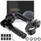 thumbnail image 1 of Posapiés plegables universales para motocicleta JXPANG M8, negros, 1 of 7