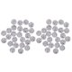thumbnail image 2 of 48 Piezas De 12 Mm FlatBack Rsesin Rhinestone DIY Artesanía Para Todas Las Decoraciones De Plata, 2 of 5