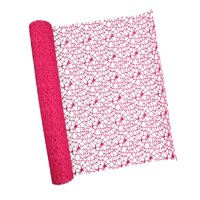 Magideal - Envoltorio Floral De Malla De Jacquard, Adorno Creativo, Papel De Regalo De Flores, Bricolaje Para Suministros De Floristería Para Bodas, Regalos De Rosa Roja