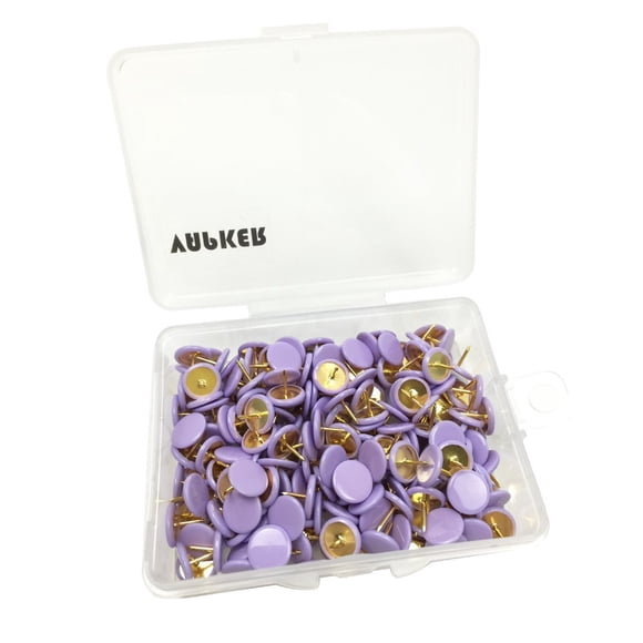 Chinchetas VAPKER 200 unidades Cabeza Redonda Plástica Morada