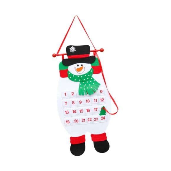 Calendario De Adviento De Navidad Decoración Navideña Para Año Nuevo Hogar Oficina Pared