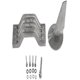 thumbnail image 1 of Ánodo de sacrificio de aluminio para Yamaha 200-300 HP fueraborda, 1 of 1