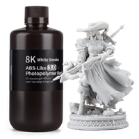 Impresora 3D De Resina Elegoo Tipo Abs 8K 3.0 1000 G White Smoke