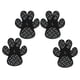 thumbnail image 3 of 4 Piezas Almohadillas Para Patas De Perro Calzado Para Mascotas Botines Calcetines Pegatinas Para Pies Antideslizantes Para Perros L Negro, 3 of 3