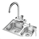 thumbnail image 3 of Llave Grifo Agua Caliente Electrica Lavaplatos Plateado, 3 of 3