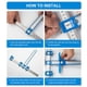 thumbnail image 4 of Guía del usuario de la perforadora Cabinet Hardware Jig TBVHOMM Punch Locator, 4 of 6