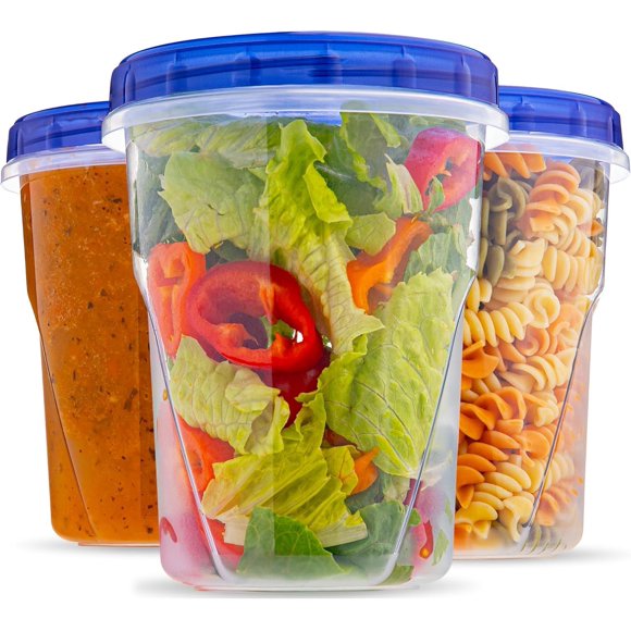 Contenedores para Alimentos XpressPak Juego de 3 de 946 ml Herméticos