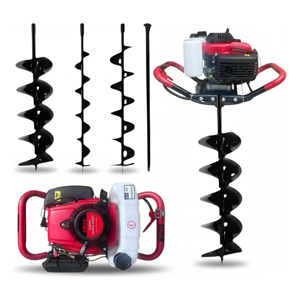 Erux - Barreno, Ahoyador A Gasolina Profesional, 85Cc