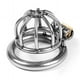 thumbnail image 1 of 1pc Imprison Penile Restraint Lock with Detachable Urethral Tube for BDSM Men - Enhance Sexual Pleasure with Urethral Massage, 1 of 3