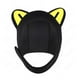 thumbnail image 3 of Gorro Con Capucha Para Buceo Con Orejas De Gato, Gorro Encantador Para Surfear, Para Navegar, Kayak, Canoa, Oreja Negra Y Amarilla XL, 3 of 3