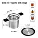 thumbnail image 2 of Infusor De Té De Acero Inoxidable Con Malla Fina, 2 of 7