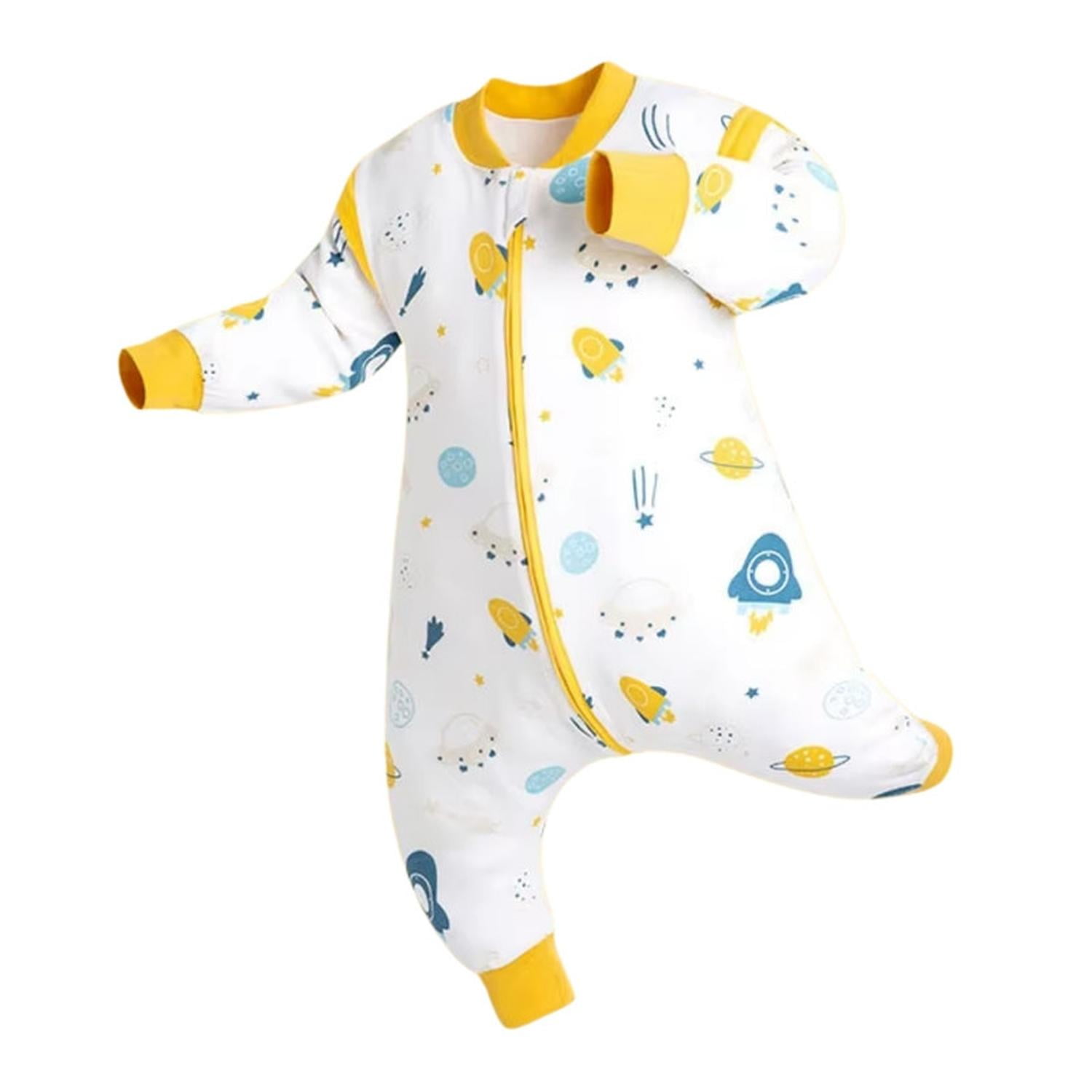 Kivara - Saquito De Dormir Bebe Pijama Algodon Tog 1.0 Espacio Amarillo L