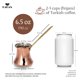 thumbnail image 2 of Cafetera Hakan de cobre turco de 200 ml hecha a mano, 2 of 8