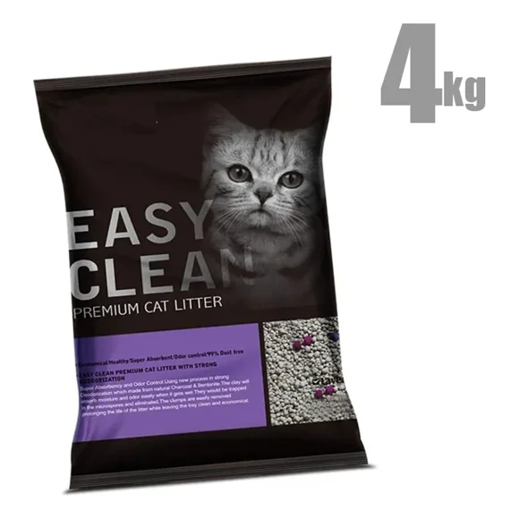 Arena Sanitaria Aglutinante Gato 4 Kg Easy Clean