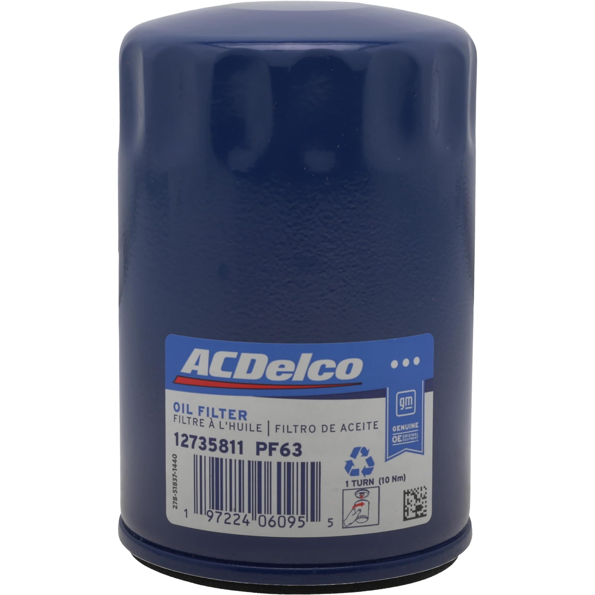 Filtro De Aceite De Motor Acdelco Gm Original Equipment Pf63