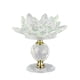thumbnail image 2 of Candelero De Candelabro De Candelita De Loto De Vidrio Para Decoración De Fiesta En Casa Verde, 2 of 5
