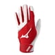 thumbnail image 1 of Guantes de bateo Mizuno MVP para adultos, blancos y rojos, talla XXL, 1 of 3