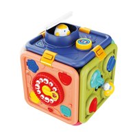 Magideal - Cubo De Actividades Multiusos 6 En 1, Juguetes Montessori, Aprendizaje Temprano, Educativo Para Niños Pequeños, Niñas, Niños, Regalos De Cumpleaños
