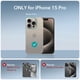 thumbnail image 2 of Funda ESR para iPhone 15 Pro con 2 protectores de pantalla y lente, 2 of 7