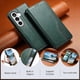 thumbnail image 2 of Funda tipo cartera para Samsung Galaxy S26 Pro de piel con cierre magnético, ranuras para tarjetas y correa para la muñeca Verde, 2 of 6