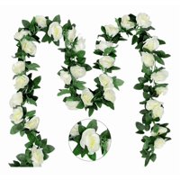 Genérico - Flores Artificiales 10 Pzs Rosas Enredadera