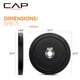 thumbnail image 4 of Juego de paragolpes olímpicos CAP Barbell PRO, color negro, 11,34 kg, par, 4 of 7