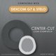 thumbnail image 2 of CoverGuard Overpatch CGM para Dexcom G7 y Stelo, Negro con Corte Central, 25 unidades, 2 of 9
