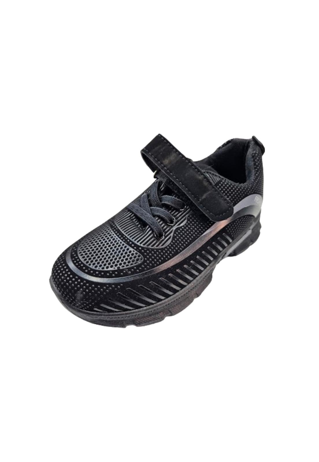 Vinnys Outlet - Zapatilla Urbana Negro Velcro