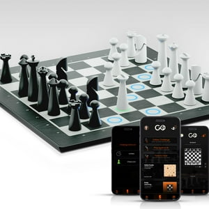 Gocube - Gochess Mini - Juego De Ajedrez Electrónico Con Ia Con Aplicación De Juego En Línea.