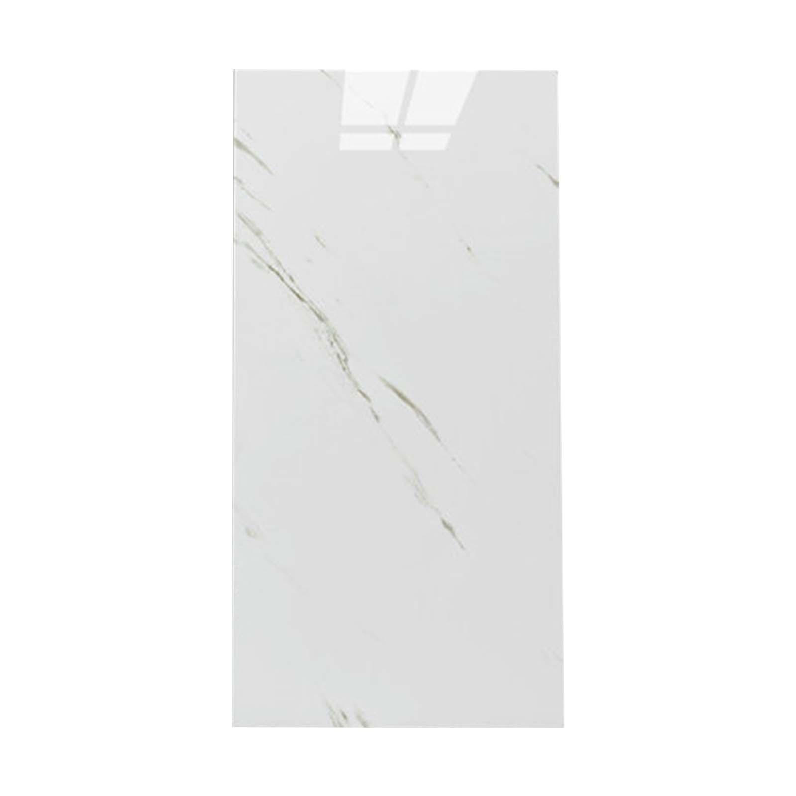 Magideal - Pegatina De Azulejo De Pared Contra Salpicaduras, Calcomanía De Pared De Pvc, Panel De Pared Moderno, Pegatina De Azulejo De Mármol De Imitación Para