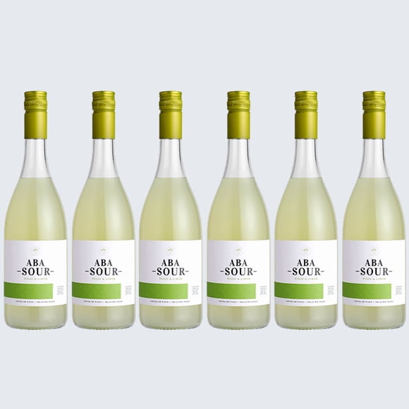 6X Pisco Sour ABA Limón 14° 750cc