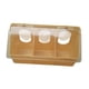 thumbnail image 3 of Comedero Para Pájaros, Caja Colgante, Suministros, Comedero Con Ranuras Para Jaula Para Palomas, Canarios, Jaula Con Tres Agujeros, 3 of 5