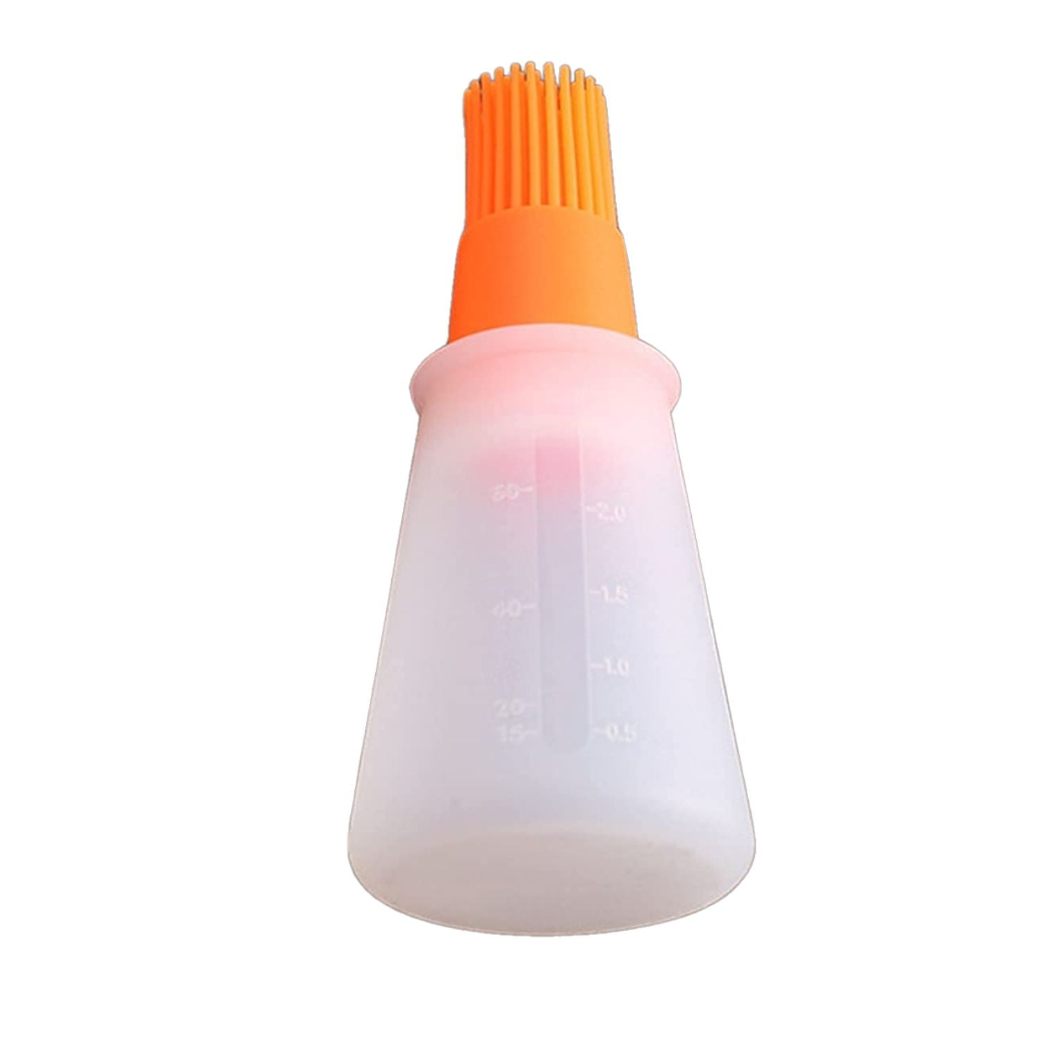 Disparo - Recipiente Flexible Con Brocha De Salsa Silicona Naranja