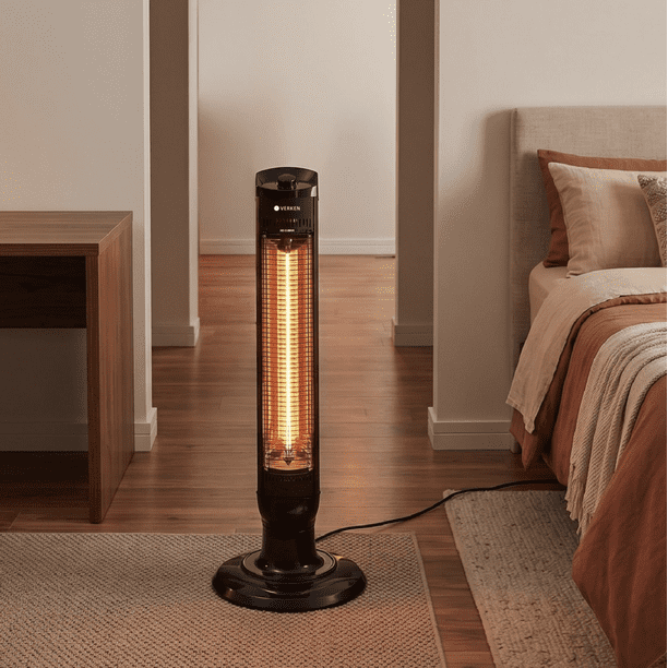 Estufa Calefactor Eléctrica Fibra de Carbono Polaris 1200w