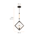 thumbnail image 5 of Luminaria Geométrica Kraz II Negra E27 Look Moderno, 5 of 6