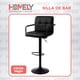 thumbnail image 5 of Silla De Bar Piso Taburete Homely Noir Comfort 61-81CM - Negro, 5 of 5