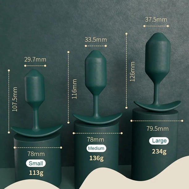 3pcs/Set Anal Plug With Balls Wearable Butt Plug Anal Heavy Training Prostate Massage Anal Sex Toys For Women Men Beginner