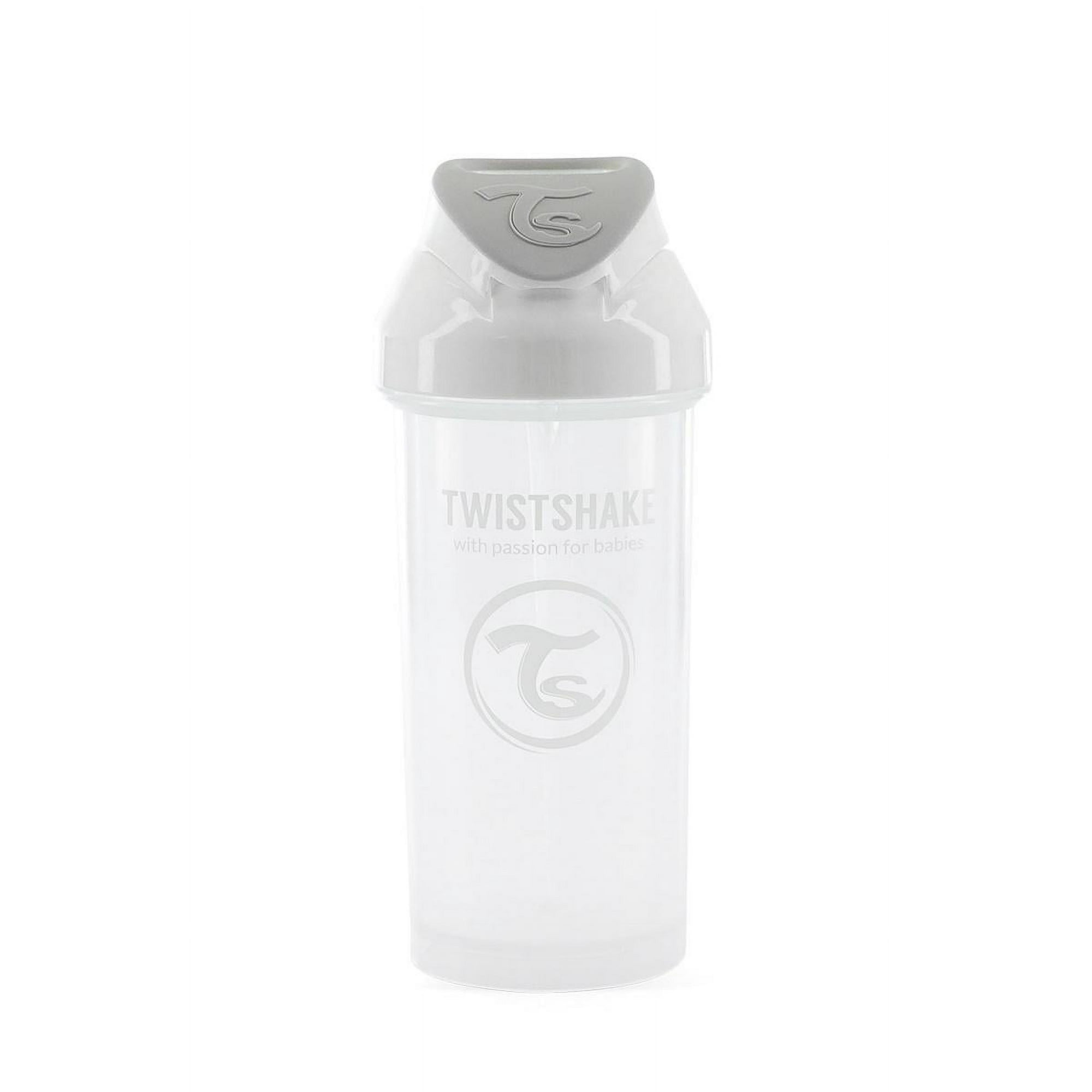 Twistshake - Vaso Con Bombilla Strawcup 360ml Blanco