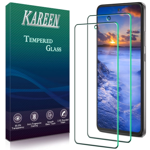 Protector de pantalla KAREEN para Motorola Moto One 5G Ace 2 Pack