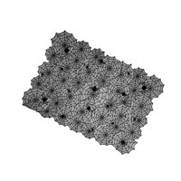 Bothyi - Mantel De Halloween Con Encaje Para Cocina, Película De Miedo, Noche, Dormitorio, Estrellas, 137 X 183 Cm