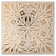 thumbnail image 1 of Azulejos adhesivos para pared Main Street, paquete de 24, 20 x 20 cm, blanco con hojas doradas, 1 of 8