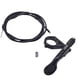 thumbnail image 3 of Manija De Control Remoto Para Tija De Sillín De Bicicleta Con Cable Y Tapa De Extremo Para Andar Al Aire Libre, Color Negro, 3 of 5