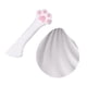 thumbnail image 1 of La Comida Para Mascotas Puede Cubrir El Sellador Lata De Silicona Lata Universal De Silicona Para Perros Y Gatos Tapa Enlatada Blanca Con Cuchara Rosa, 1 of 3