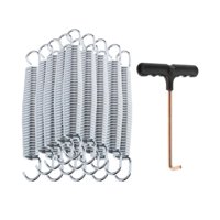 Ioensy - Muelles De Trampolín Para Exteriores, Repuesto De Piezas De Trampolín Resistentes, Resorte De 16Cm, 15 Uds.